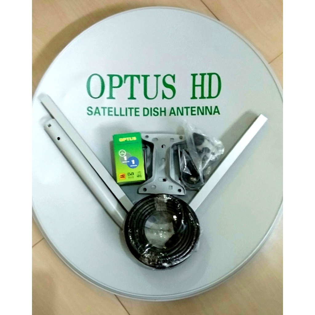 Dish Offset Solid 60cm OPTUS &LNB & Kabel