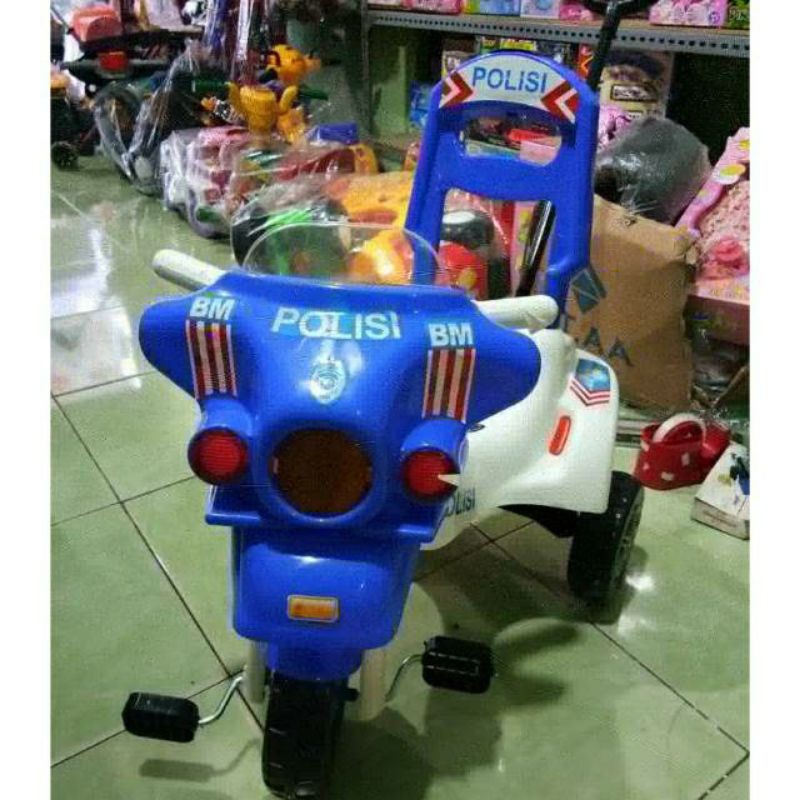 Sepeda polisi - motor polisi - mobil polisi - sepeda roda 3 - sepeda goes - SHP SPM626