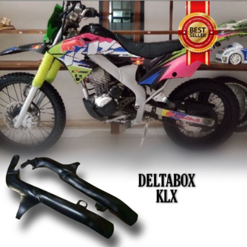 Deltabox KLX 150 S L BF Kawasaki KLX D-Tracker BF Deltabox variasi body Kawasaki D-Tracker