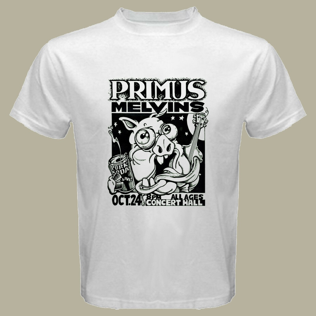Kaos PRIMUS Melvins Metal Punk Rock Band Tshirt