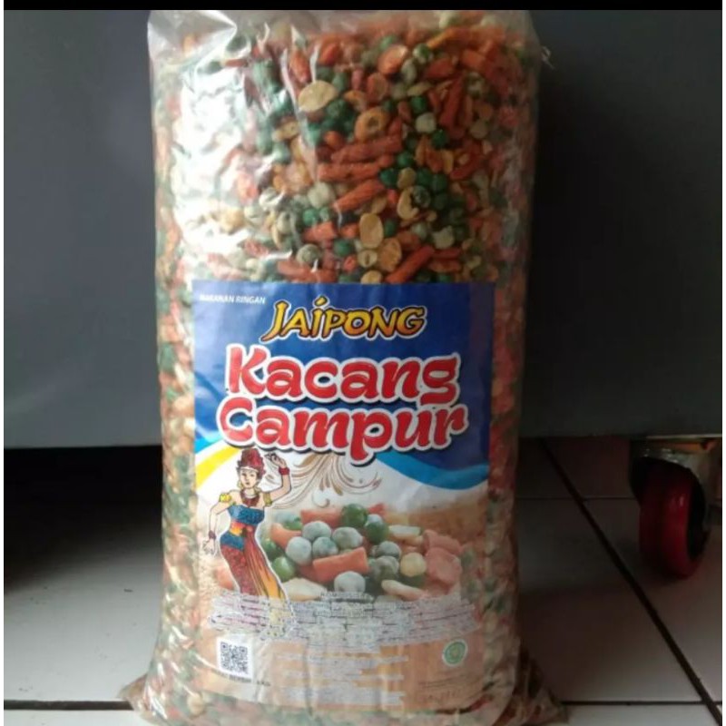 

Snack kacang campur jaipong 1 bal 4kg