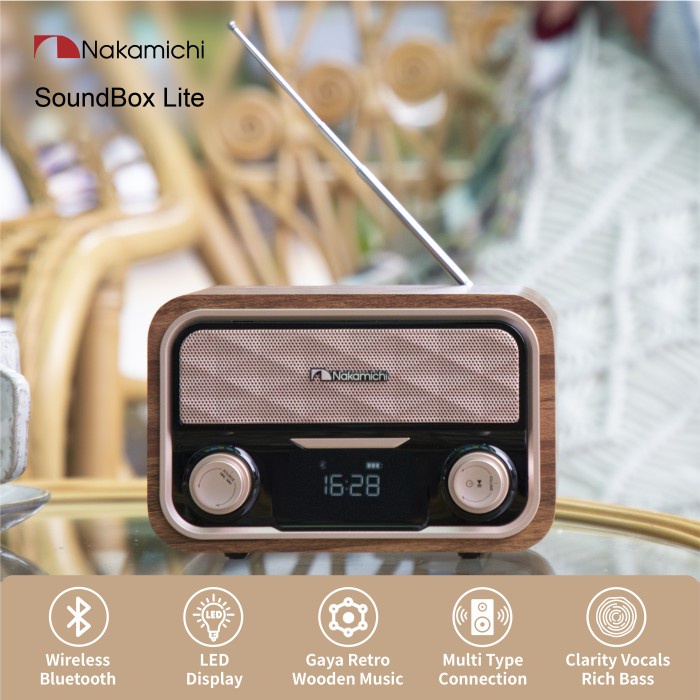 [Audio] Nakamichi Soundbox Lite Speaker Portable Audio Wireless Bluetooth - Sound System - Sound