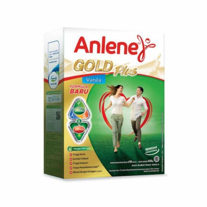 

[COD] ANLENE Gold Plus Susu Vanila Box 650gr / Susu Bubuk 650 gr [COD]