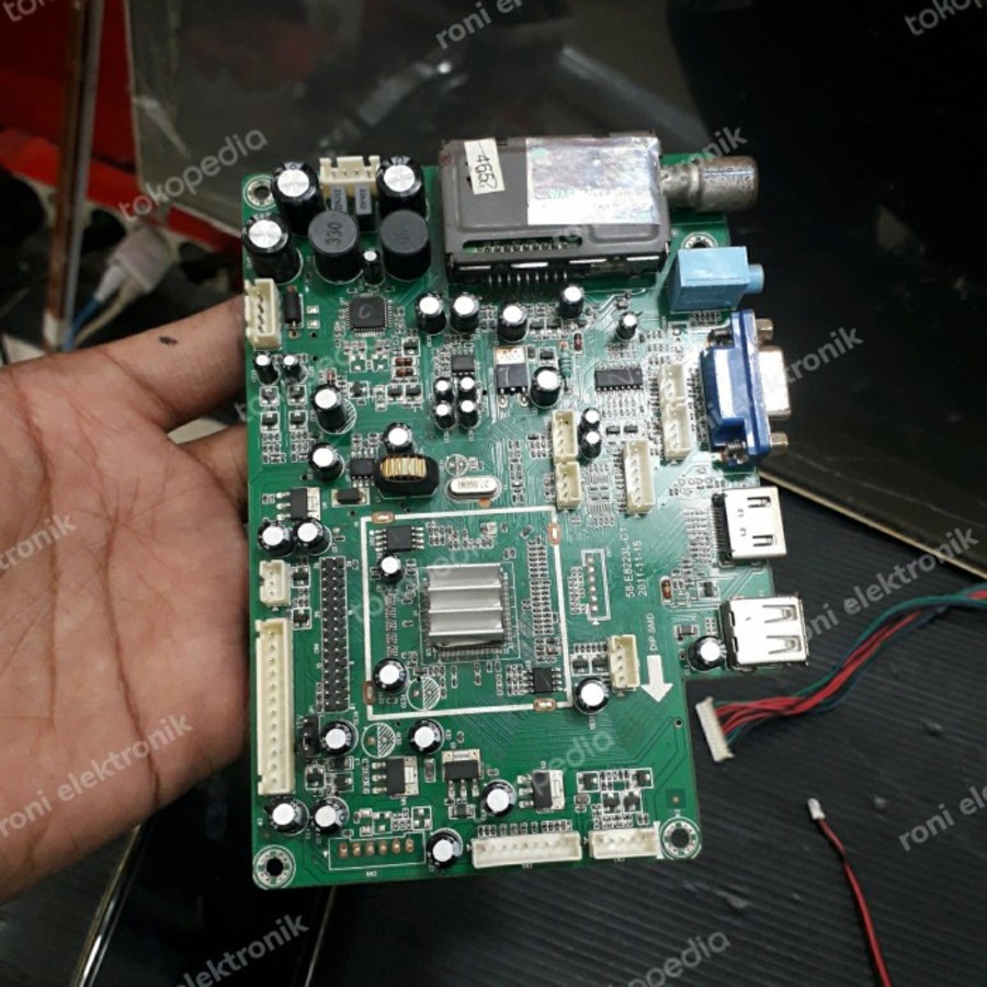 POLYTRON PLD 24D303 MAINBOARD MODUL MESIN MOTHERBOARD TV LED PANEL 12V