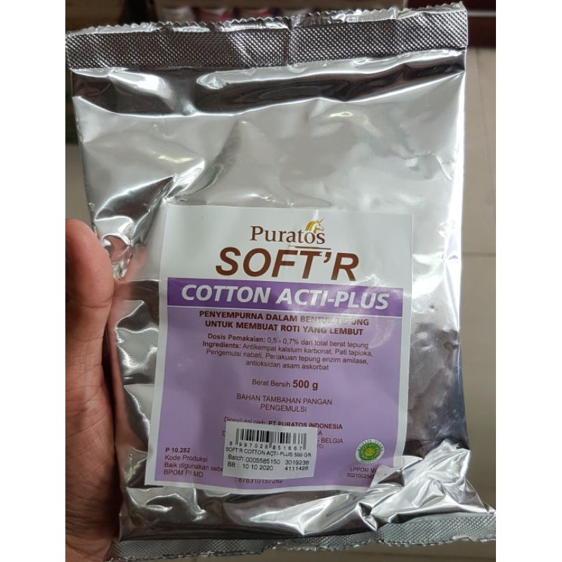 PURATOS SOFTR Cotton Acti Plus - Pelembut Kue - Roti - Donat dll 500gr