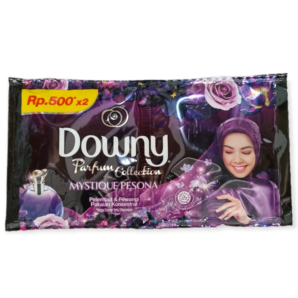 Downy 500an Pewangi Pakaian Renceng 10ml isi 12 Sachet