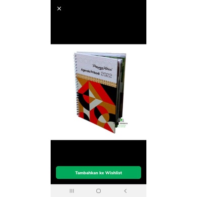 AGENDA PRIBADI RENUNGAN HARIAN 2022 Edisi Terbatas