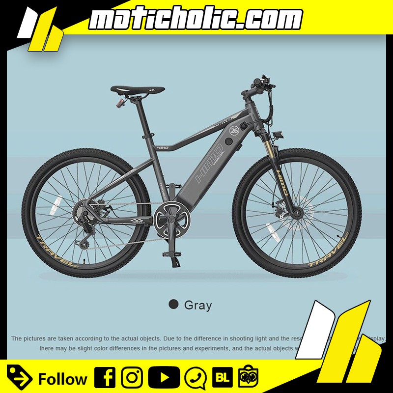 Xiaomi HIMO C26 Sepeda Gunung Elektrik 250W 100KM - Grey
