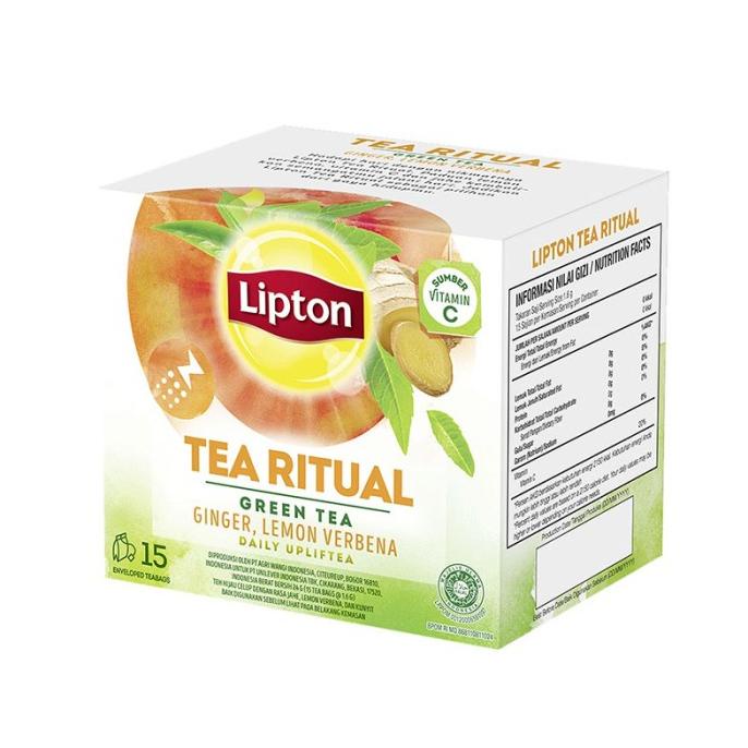 

!!!!!!] LIPTON TEA RITUAL GREEN TEA GINGER LEMON 24 G