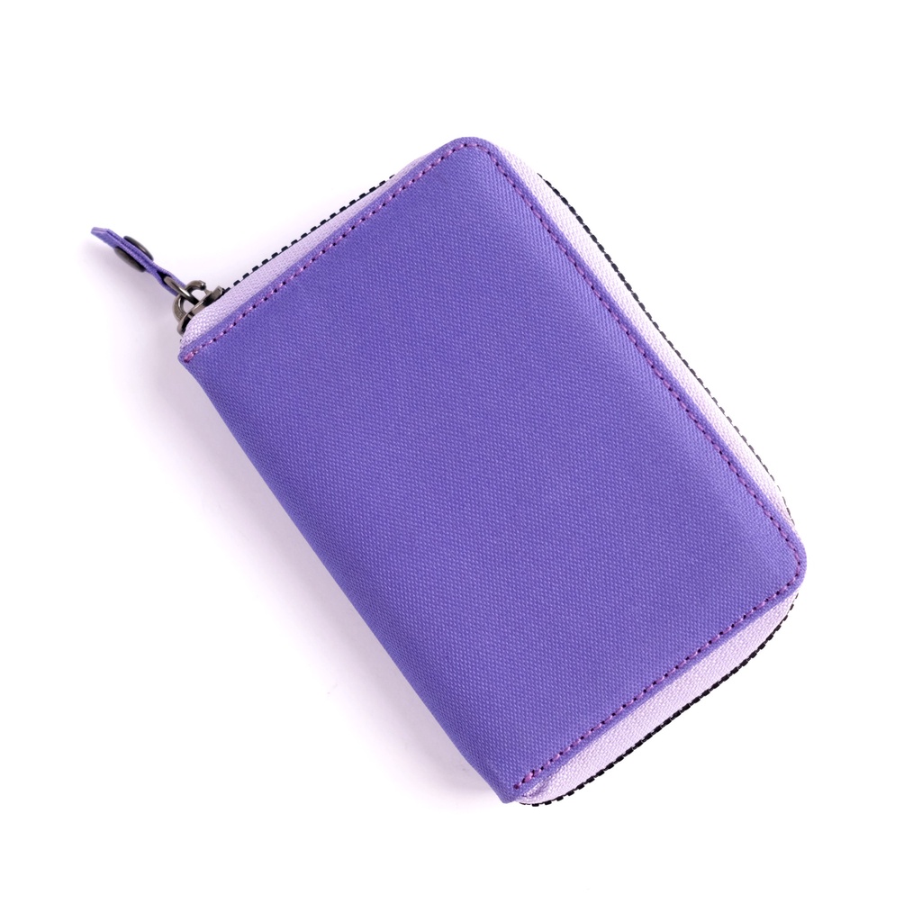 Dompet Card Holder Wallet Mini Resleting Tempat Kartu Atm Emas Antam 24 Slot