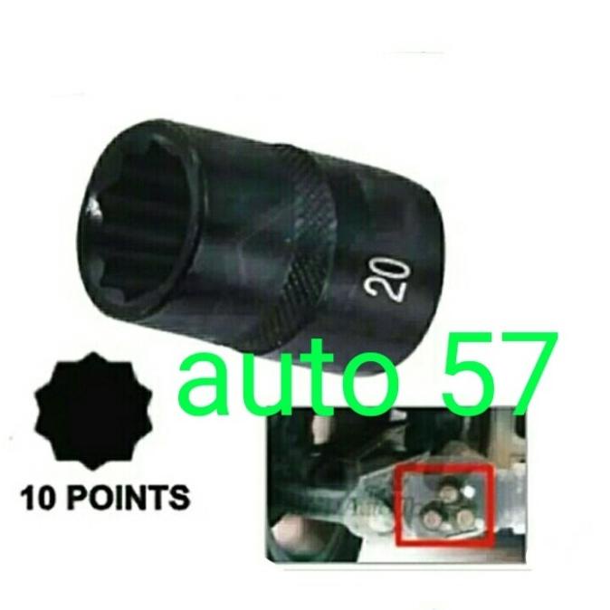 kunci baut sayap/trailing belakang Honda CRV 20mm 10pt