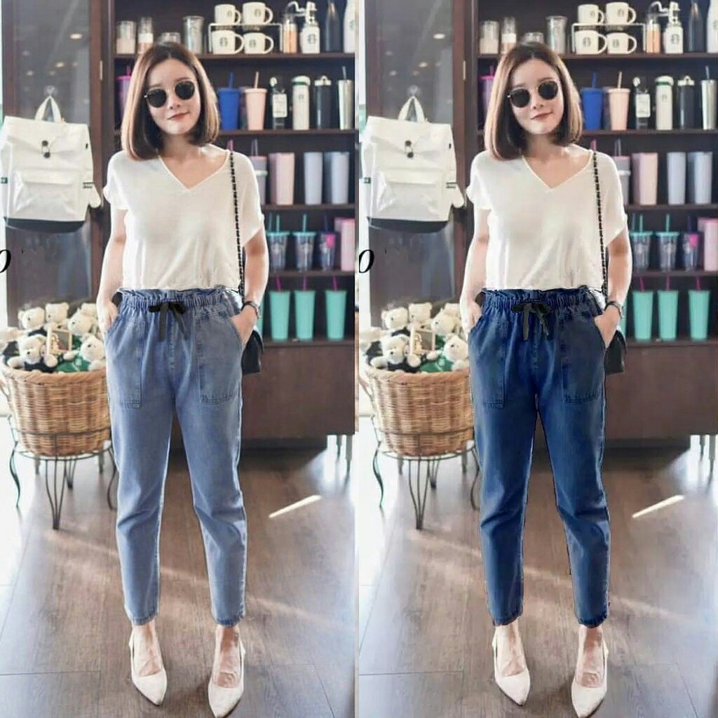 Bisa COD VERONA PANTS – Celana wanita masa kini Celana jeans wanita Celana jeans murah Ootd
