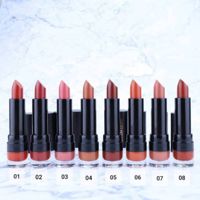 SIVANNA COLORS Noir Mattes Collection Lip Stick &amp; Lip Matte  #HF393 Thailand / Lipstick Matte