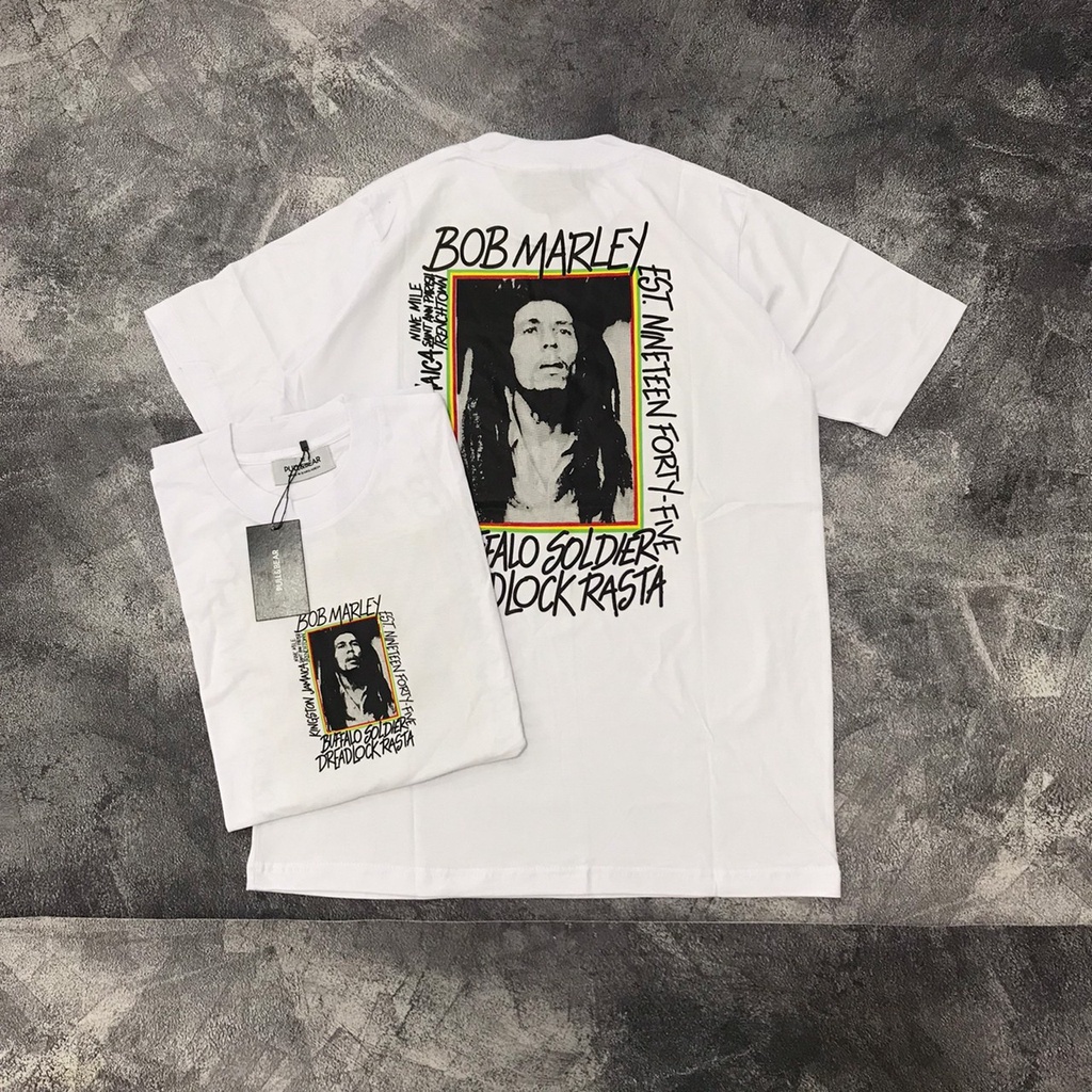Kaos Pull and Bear Bob Marley Premium