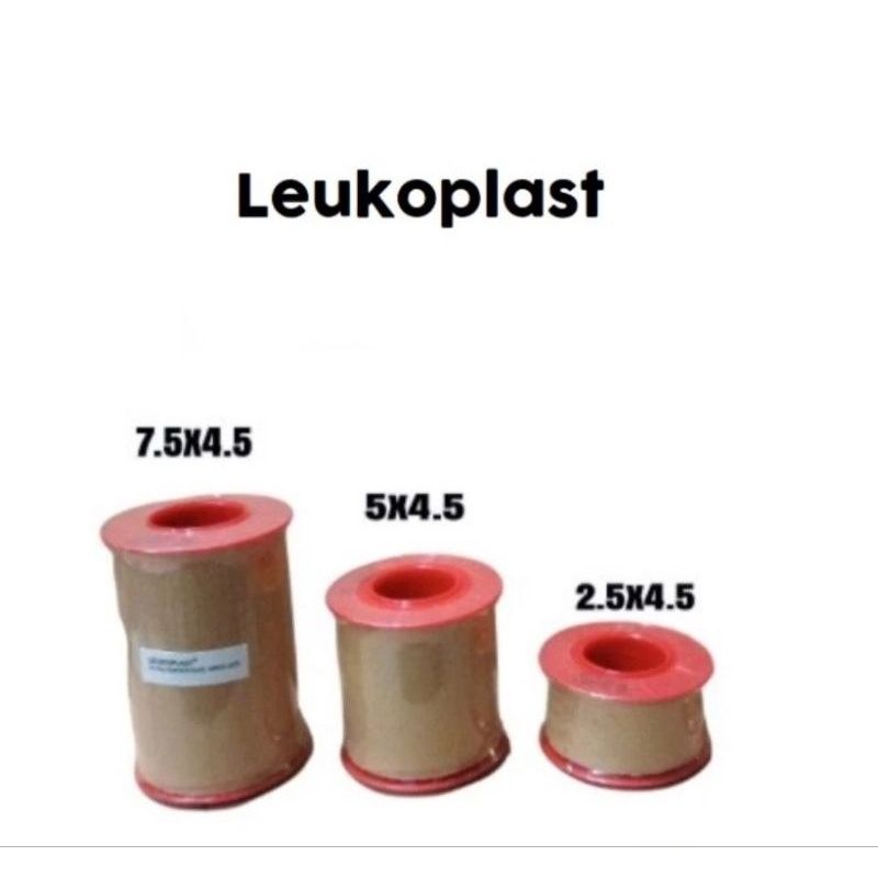 Plester rol leukoplast 7,5c x4,5m 5cmx4,5m 2,5cmx4,5m 1,25cmx4,5m