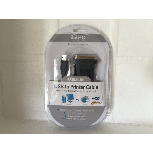 Kabel USB To pararrel Bafo ( USB To Lpt)