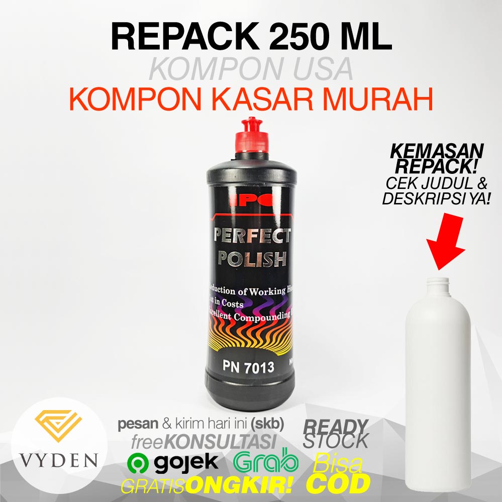 IPO PERFECT POLISH 250ml ECER Kompon Kasar Compound PN 7013 Baret Kusam Kerak Air Jamur MURAH