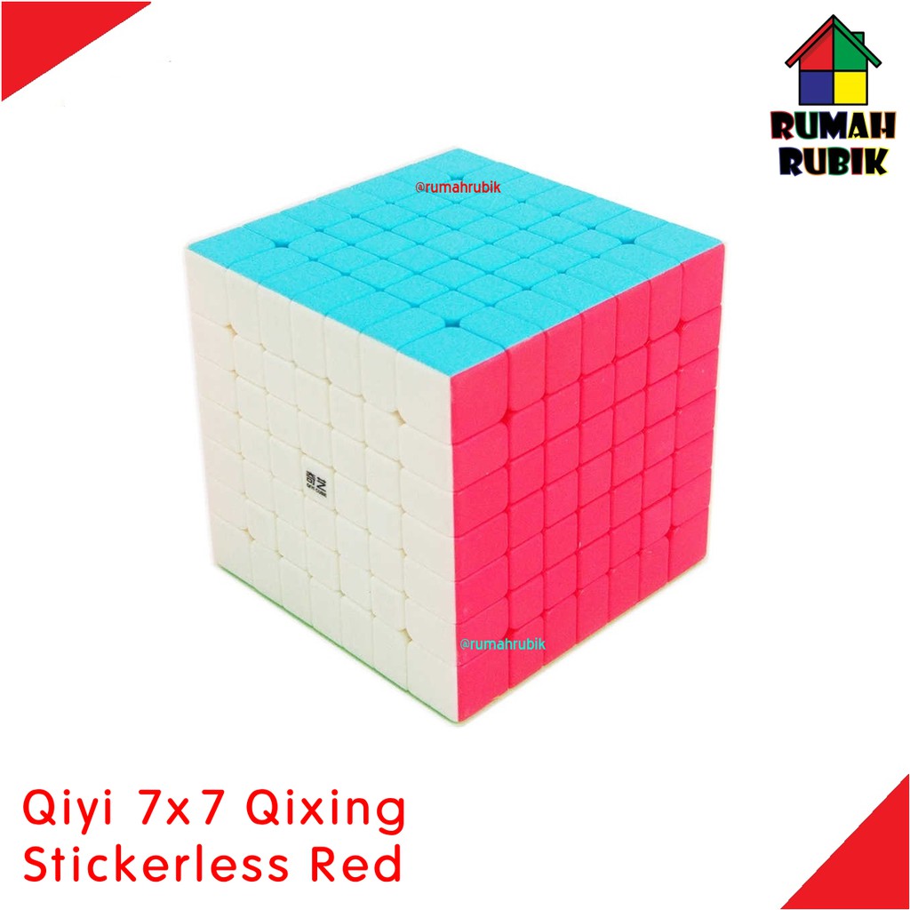 Rubik 7x7 Qiyi Qixing STICKERLESS RED