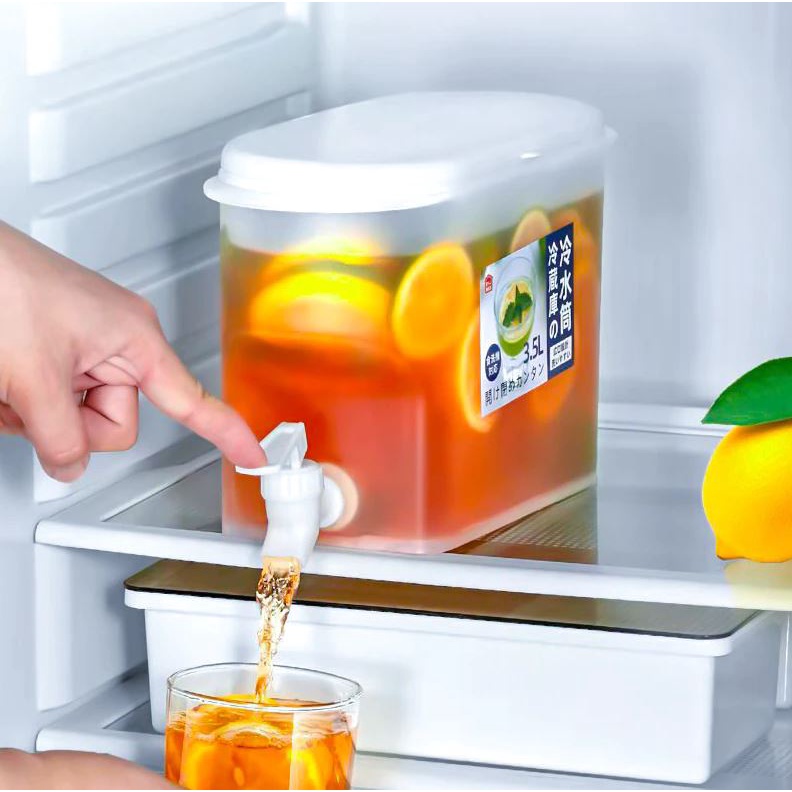 Dispenser Jus Portable Minuman Kulkas 3.5 Litter Dispenser Minuman