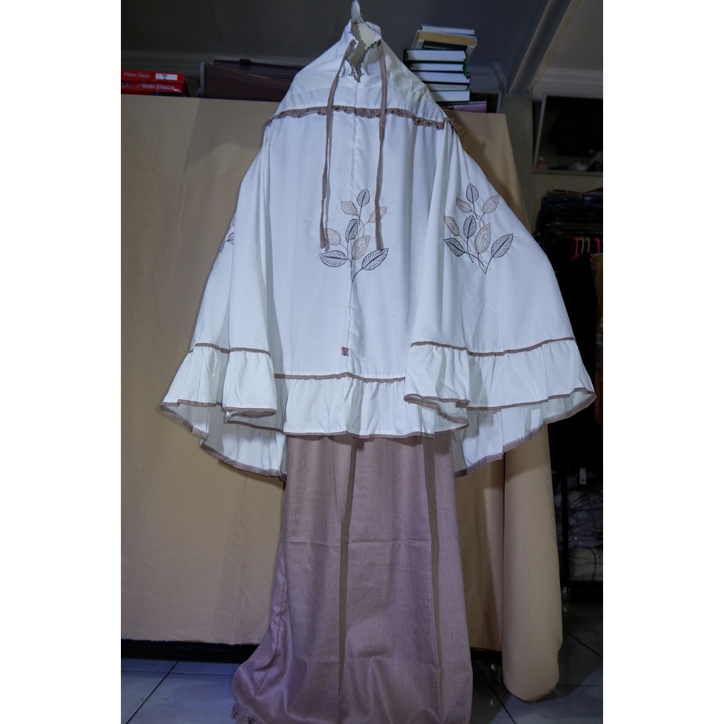 mukena alief. mukena santri gontor. imamah gontor putri