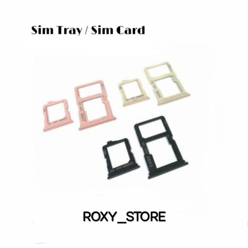 Simtray Slot Sim Card Vivo Y65 / Y66 / V5 Lite Original