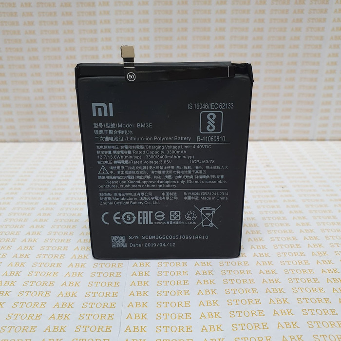 Batre Batere Baterai Battery Xiaomi Mi8 Mi 8 BM3E Original