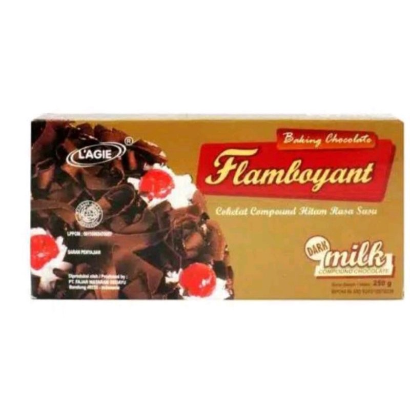 

Baking Chocolate / Coklat Compound Flamboyant / Coklat Batang Milk 250gr