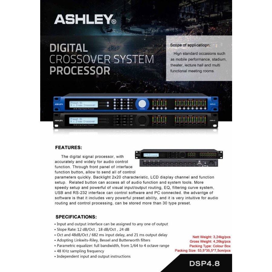 Speaker Management Ashley DSP 4.8