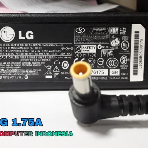 ✧ ADAPTOR TV LG 19V ORIGINAL - CHARGER MONITOR LCD LED TV LG 19V - 1.7A/LG LED TV ۝