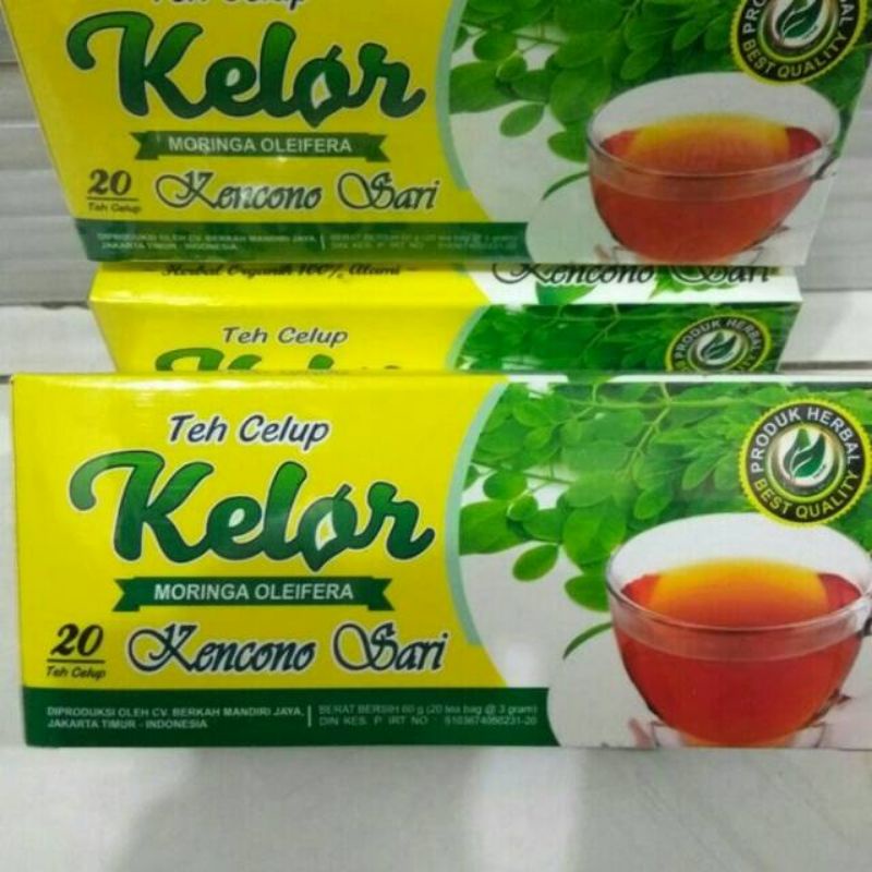 Teh Celup Daun Kelor - Jati Cina Kencono Sari