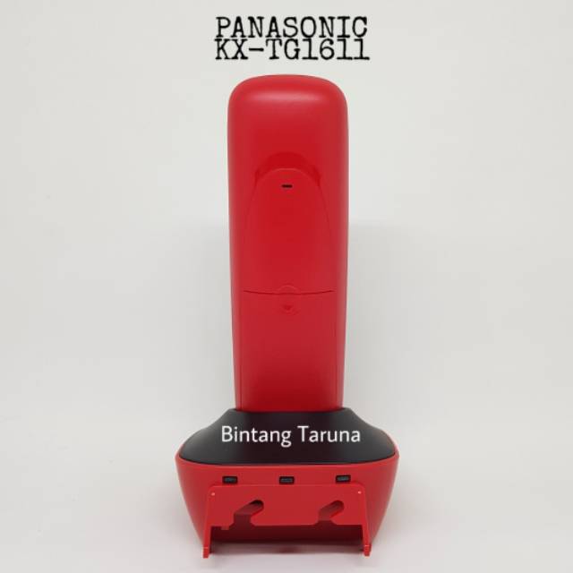 Telepon Wireless Panasonic KX-TG1611 Wireless Panasonic TG1611 (Merah)