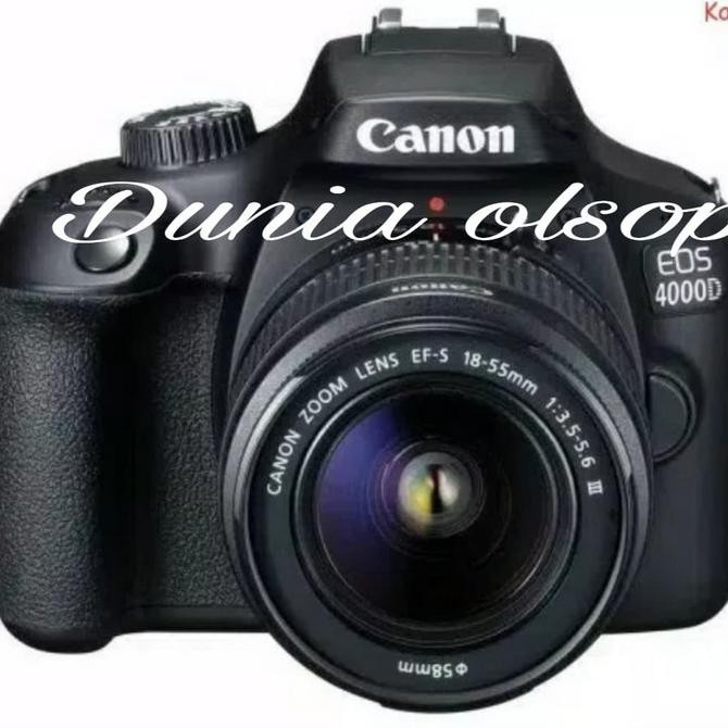 camera kamera dslr canon eos 4000D kit lensa 18-55mm CANON EOS 4000D murah