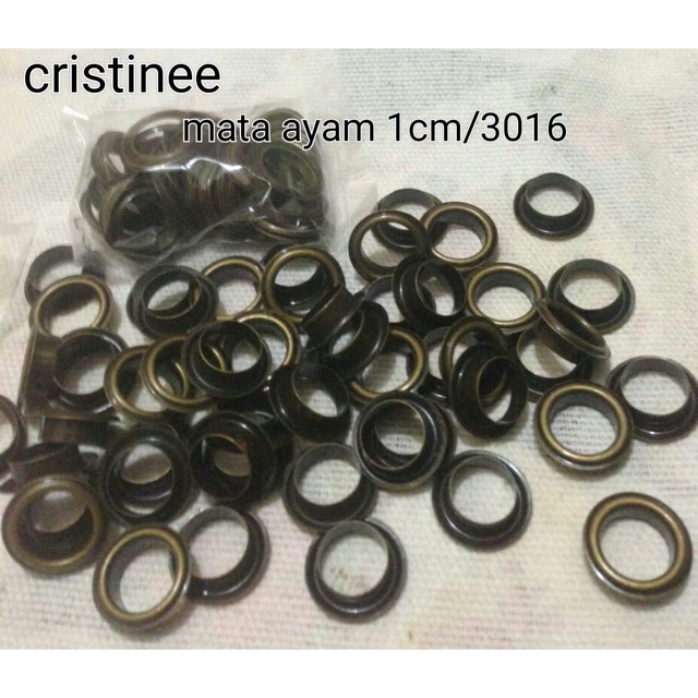 Mata ayam 1.2cm dan 10mm (100set)