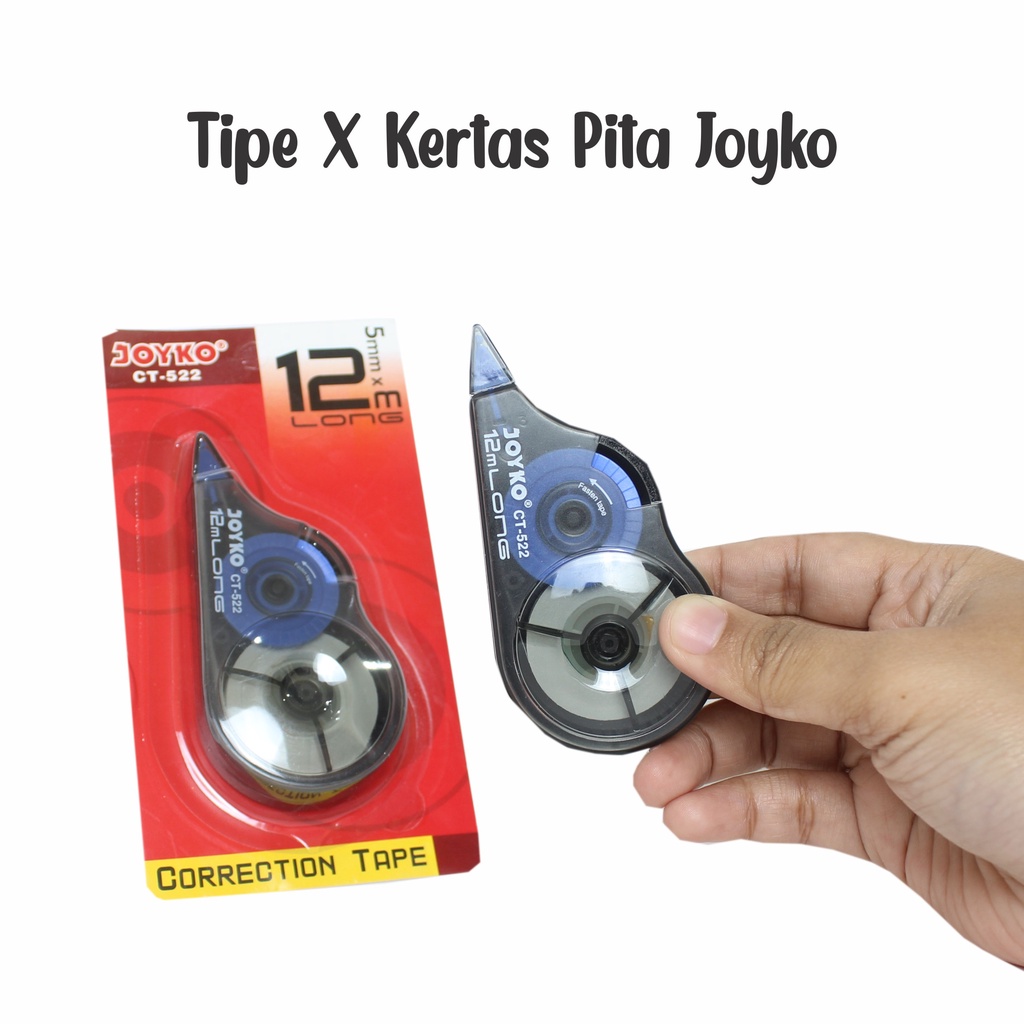 

Tipex kertas /correction tape / Tipex Joyko / Tipe X Pita Koreksi JOYKO CT 522