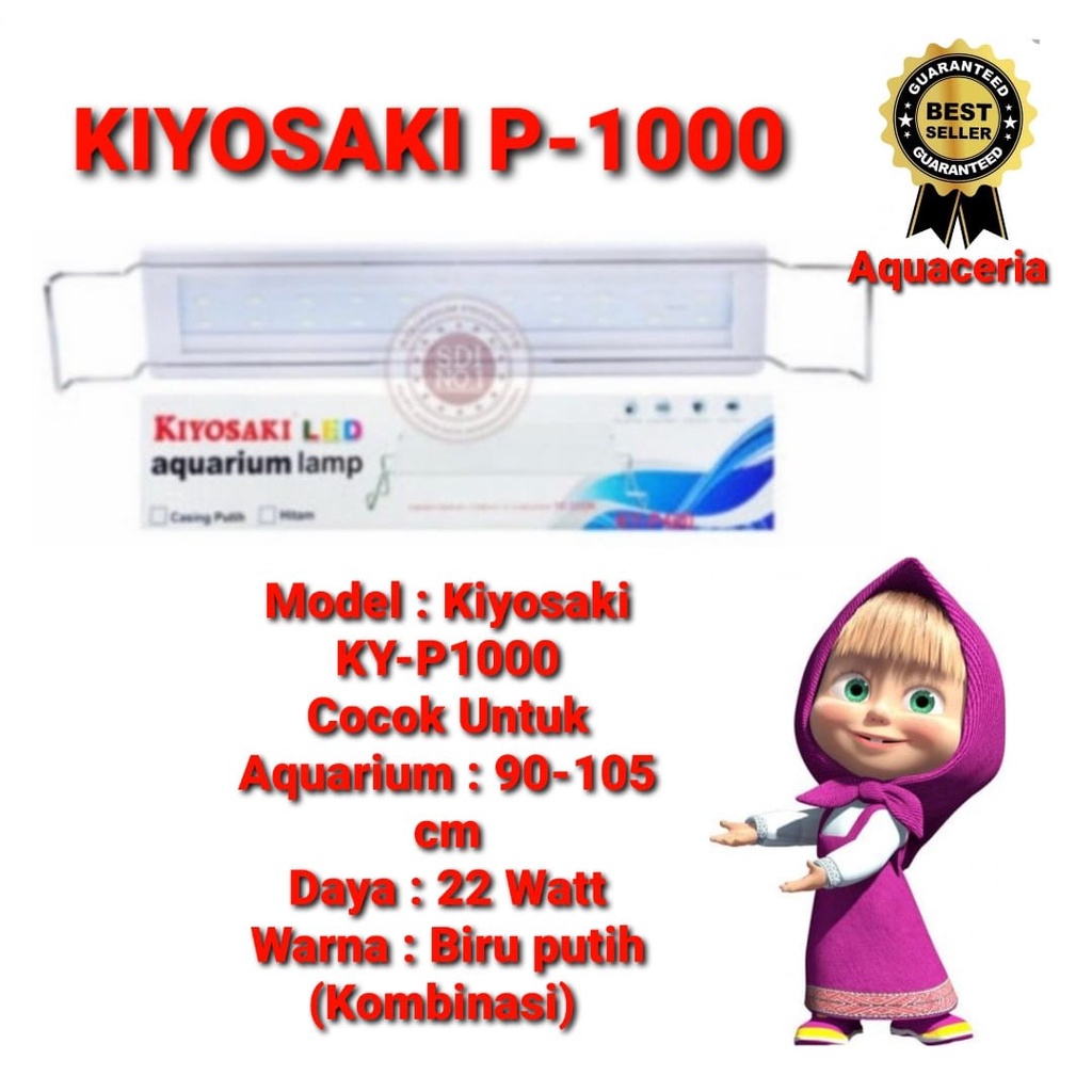 lampu led aquarium duduk p1000 kiyosaki