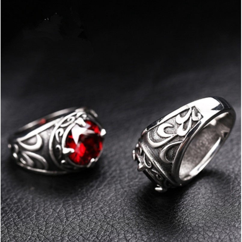 SEUSUK  Fashion Viking Men Knot Rune Norse Exquisite Ring Fashion Ring Jewelry