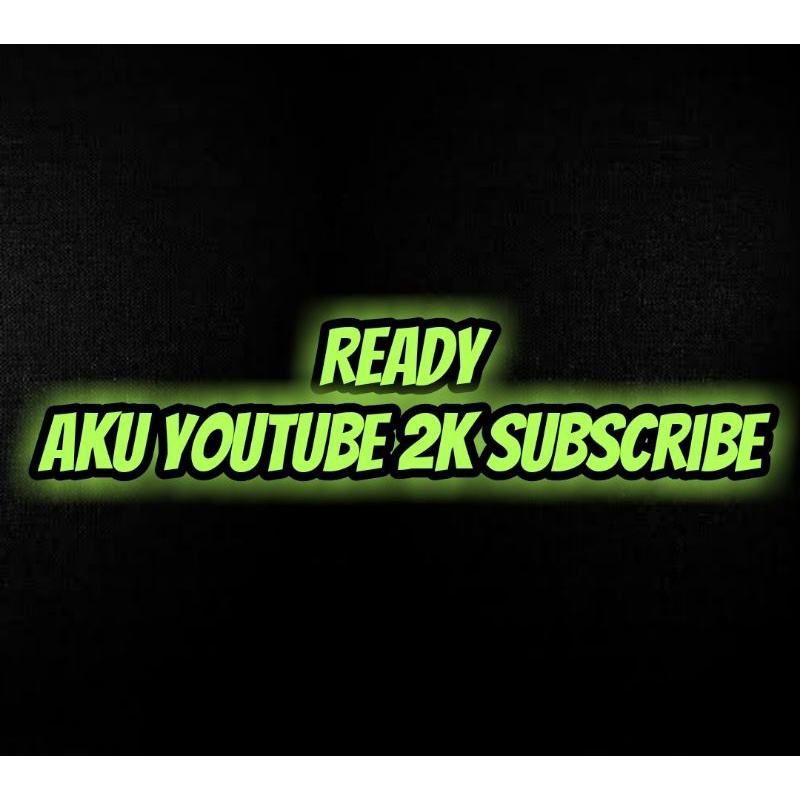 Akun YouTube 2000 Subscribe
