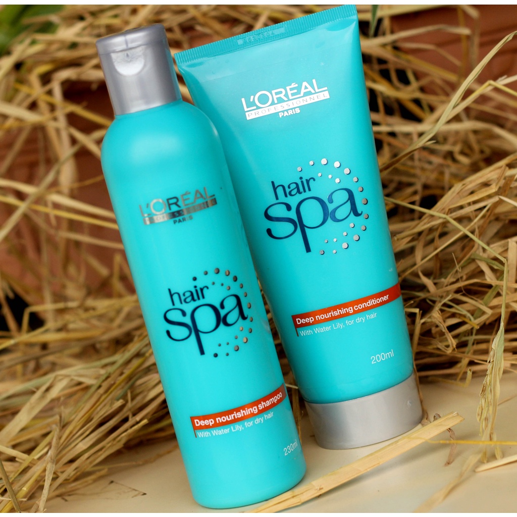 L'Oreal Hair Spa Shampo dan Conditioner Free Hair Spa Creambath