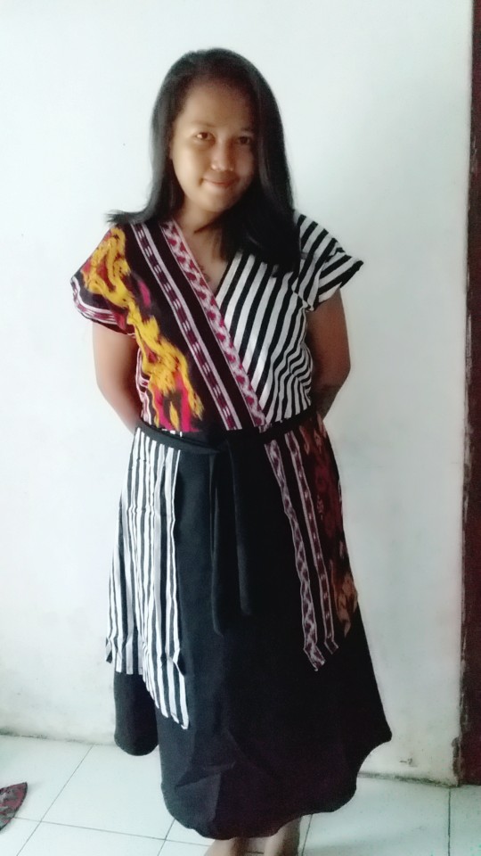 Aindra Batik Pekalongan Dress Batik Kebaya Ayamia Kimono Kombinasi Ikatan Cinta Andin Amanda Manopo