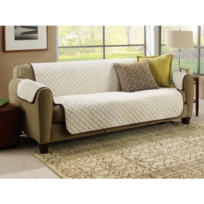 QUALITY PENUTUP DOUBLE JUMBO SIZE Sofa Cover Protector Waterproof Anti Air