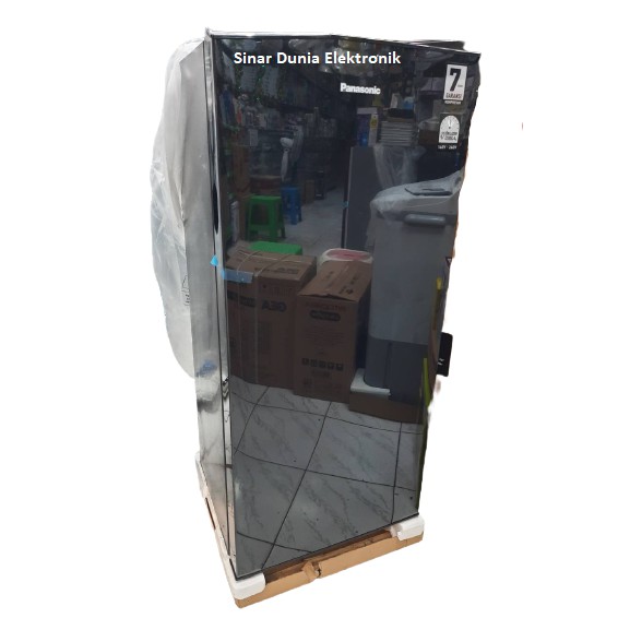 Panasonic Kulkas 1 Pintu 164 liter NR-AF191S Tempered Glass GARANSI