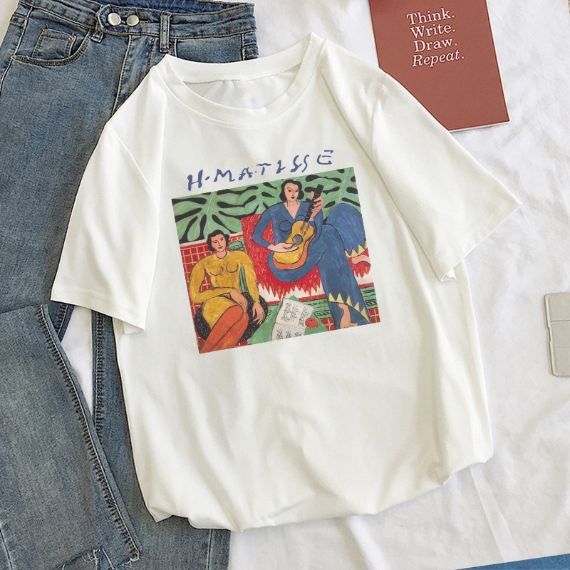 Matisse Kaos T shirt Casual Wanita Dengan Gambar Tulisan Matisse Kaos T shirt Casual Wanita Dengan Gambar Tulisan