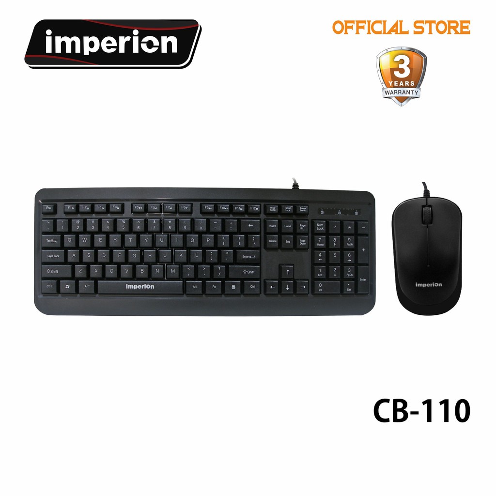 Keyboard Mouse CB-110 PAKETAN COMBO - Keyboard Plus Mouse Kabel