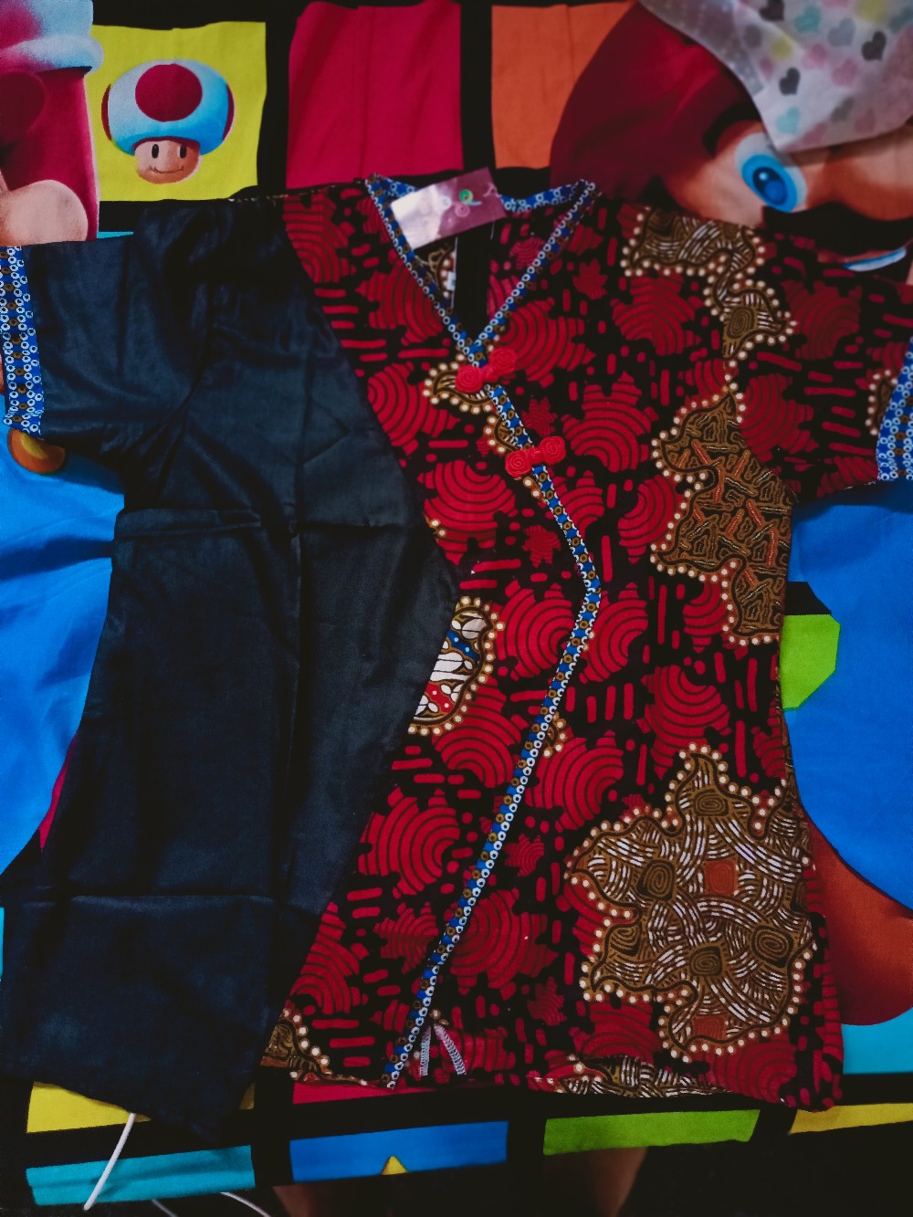 Blouse Batik Kombinasi