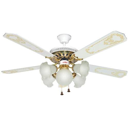 Uchida Ceiling Fan 52 inch Putih 5 Lampu CF-110
