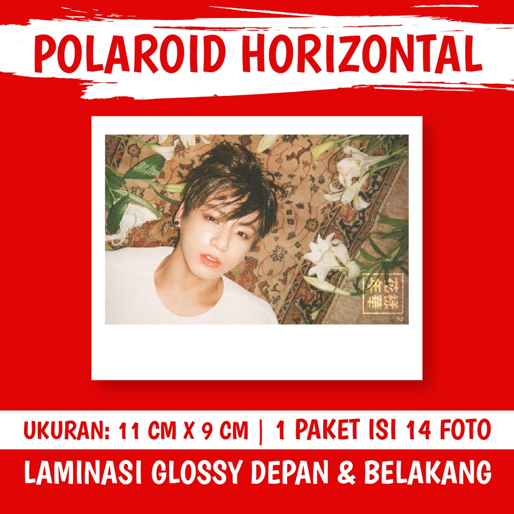 CETAK POLAROID HORIZONTAL (ISI 14 FOTO)