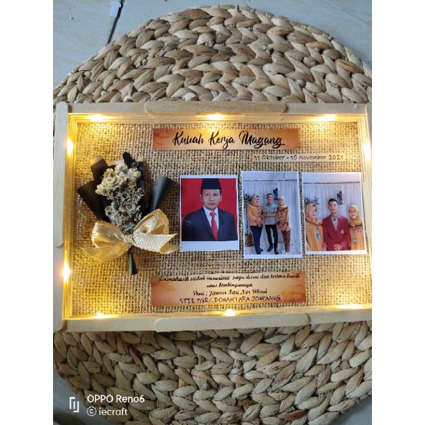 1 HARI JADI Kado Pernikahan Kado Ulang Tahun Kado Wisuda Kado Unik Kado Tunangan Polaroid in Frame