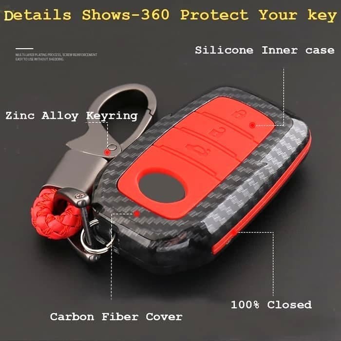 CASING KUNCI FORTUNER VRZ - CASE COVER REMOTE KUNCI SMARTKEY TOYOTA ALL NEW FORTUNER VRZ 3 TOMBOL