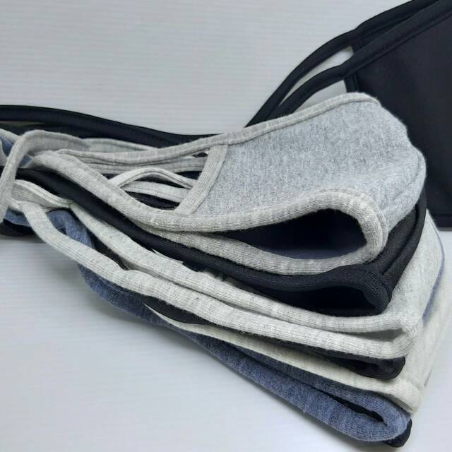 Masker kain 3Pcs/ Masker Kain 2Lapis/ Bahan Tebal Dan Lembut