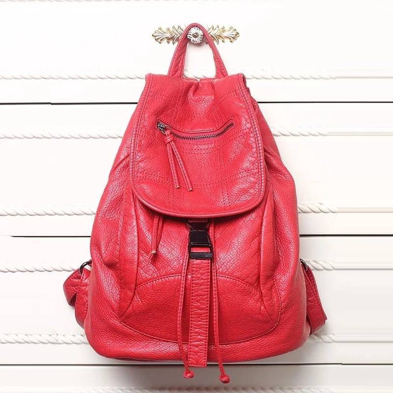 RANSEL WANITA FASHION KULIT SINTETIS BAGUS / TAS MULTIFUNSI NEW 7456